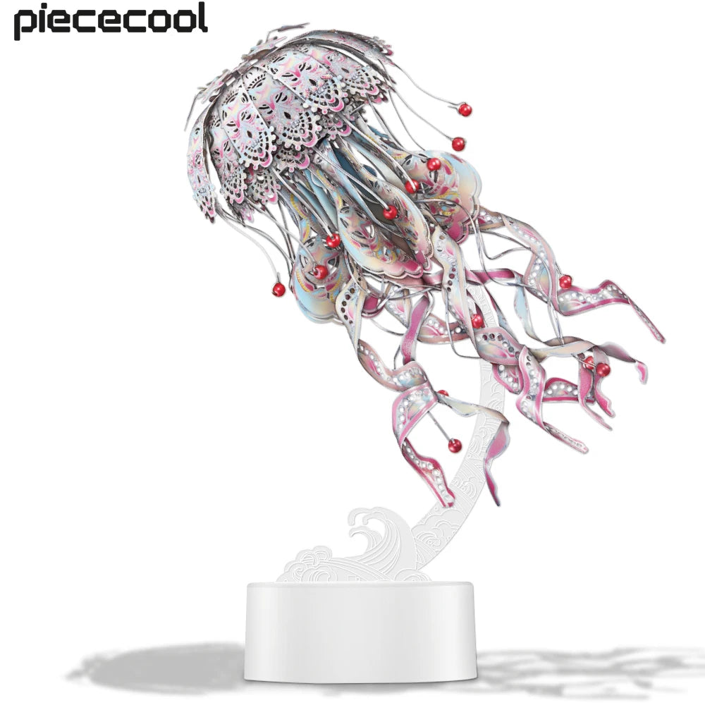 Méduse Colorée Piececool – Puzzle 3D en Métal à Construire