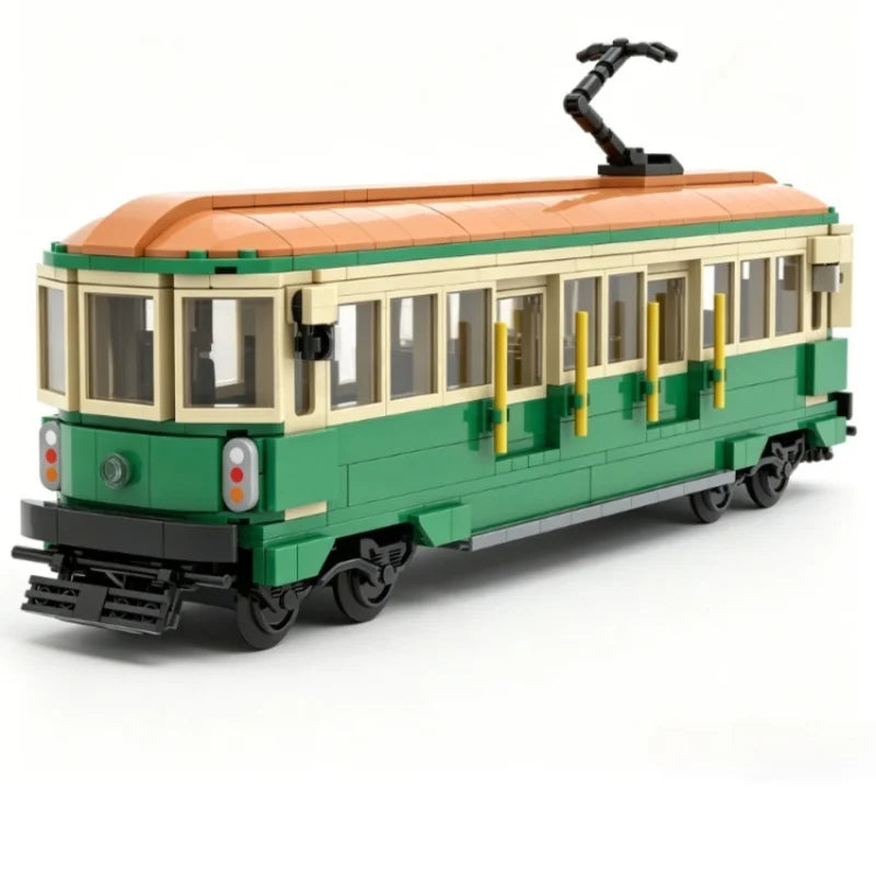 Tramway Urbain Rétro – Kit de Construction MOC 635 Pièces