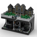Manoir avec Batcave en Briques – MOC 1613 Pièces – Architecture & Construction