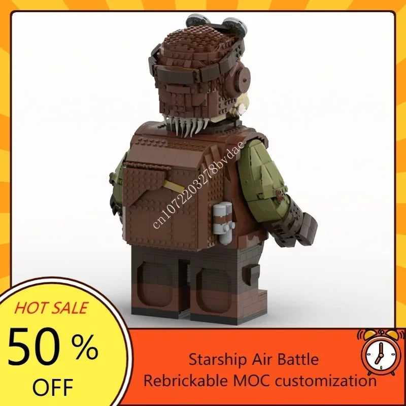 Pilote de Combat Spatial MOC – Figurine à construire en briques