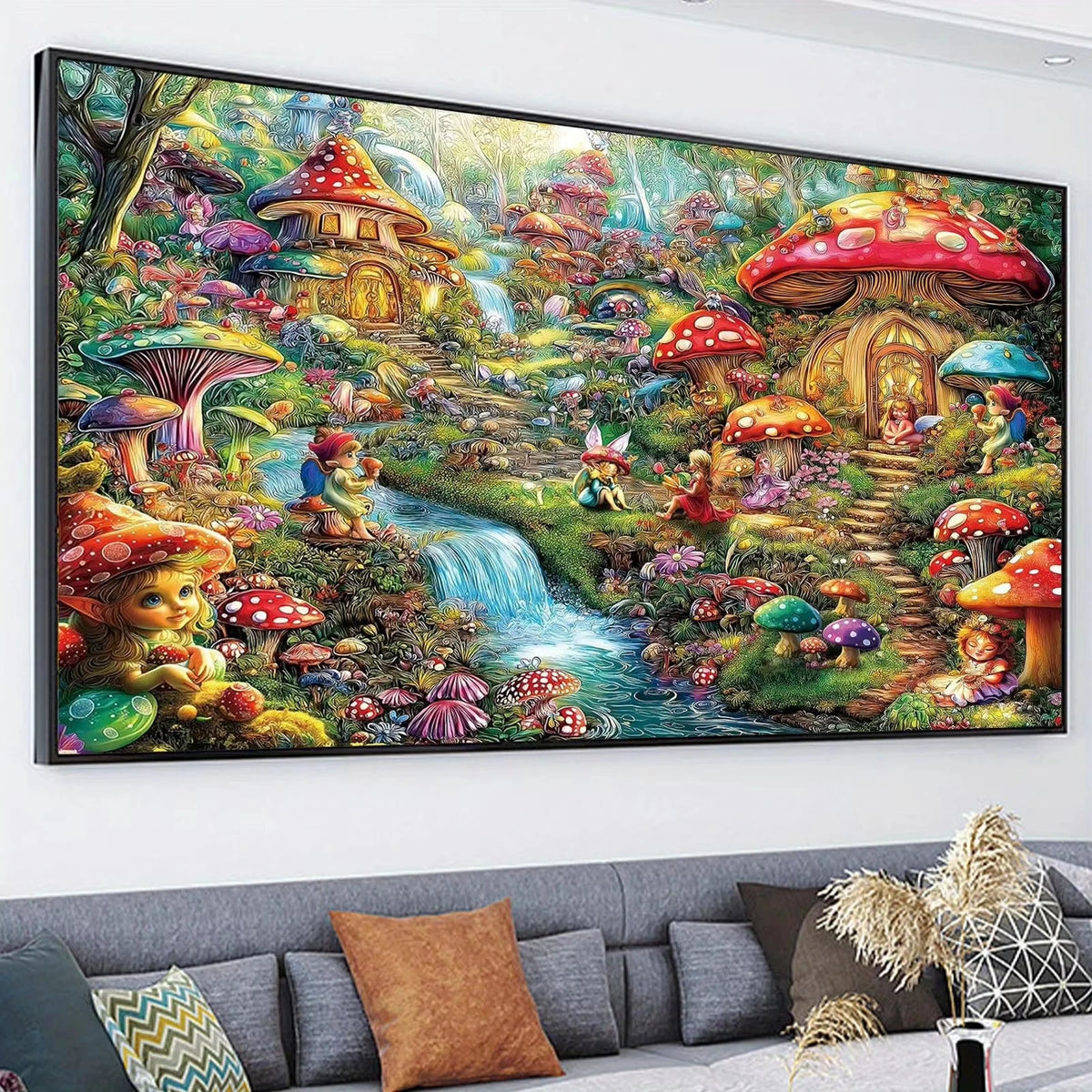 Puzzle Forêt de Champignons 1000 Pièces – Puzzle Fantastique pour Adultes