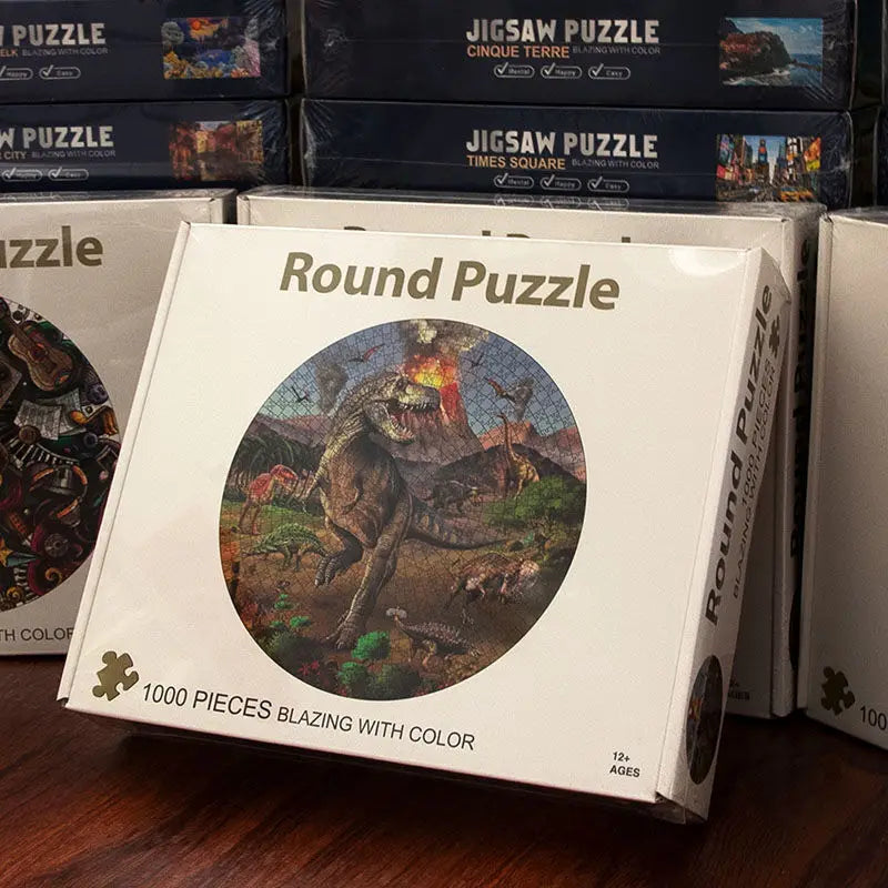 Puzzle rond 1000 pièces – Collection Évasion – 65 cm