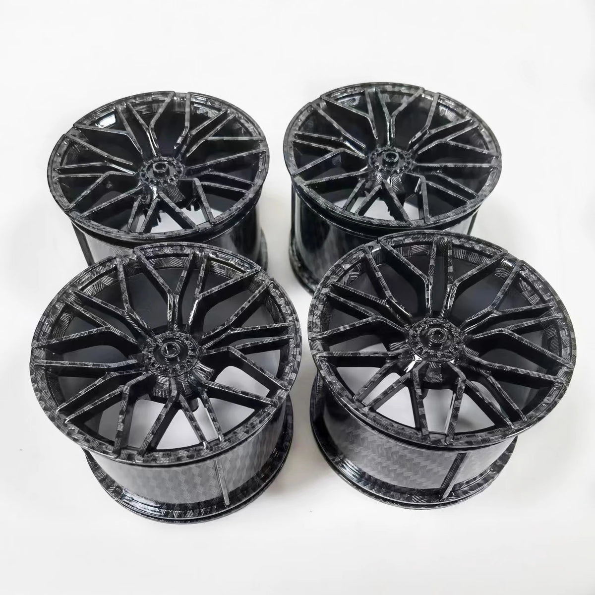 Accessoires effet fibre de carbone pour voitures MOC – Pièces de personnalisation
