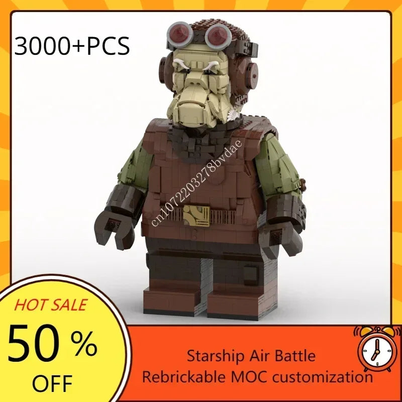 Pilote de Combat Spatial MOC – Figurine à construire en briques