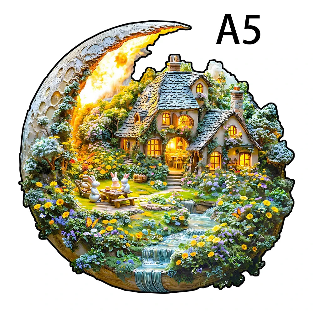 Puzzle en bois animaux – Pièces originales et illustrations colorées