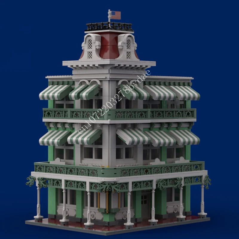 Bijouterie de ville à construire – Maquette MOC 2711 pièces
