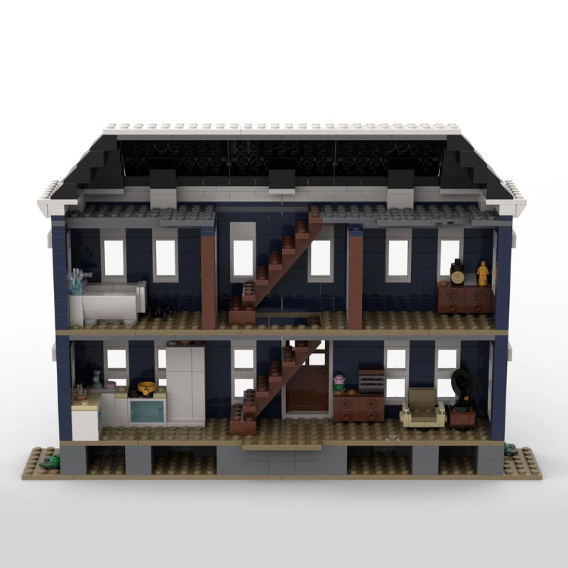 Maison modulaire MOC à construire – 610 pièces – Jeu de construction 14+