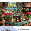Puzzle chats dans l’atelier fleuri – 500 ou 1 000 pièces