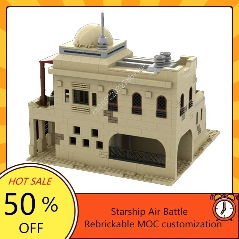 Villa du désert – Maquette en briques 1 207 pièces | Construction MOC