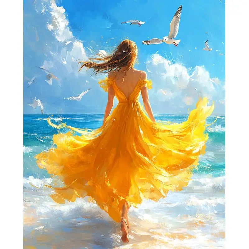 Puzzle Femme & Océan – Paysage Marin – 500 à 2000 pièces