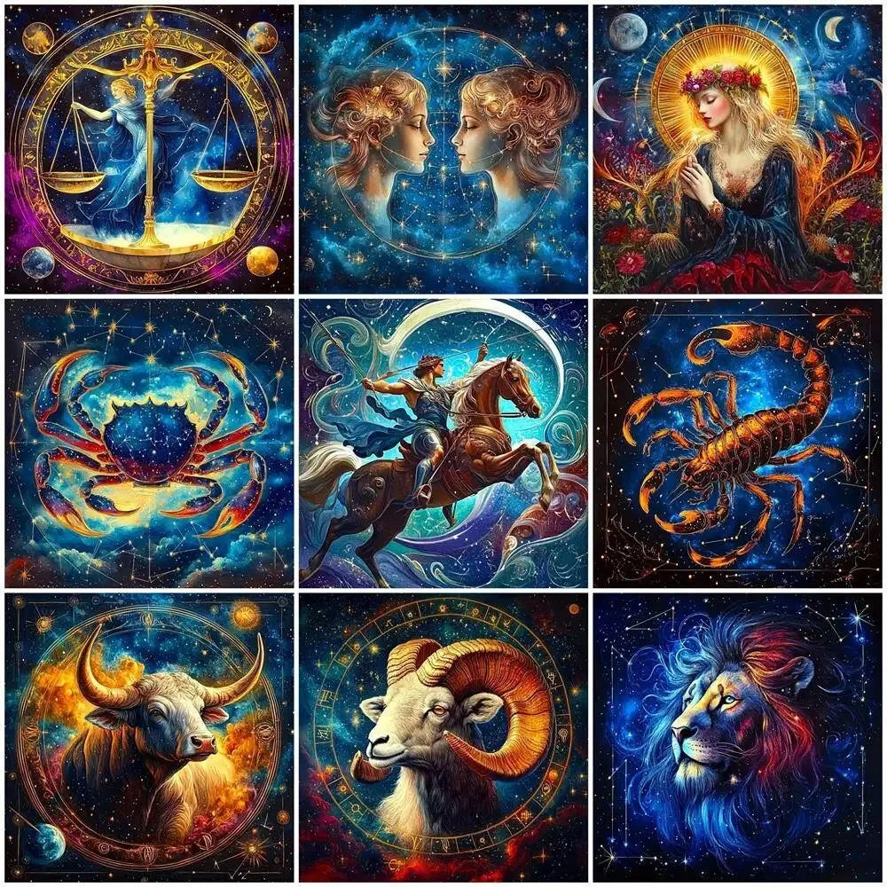 Puzzle 1000 Pièces – Les 12 Signes du Zodiaque