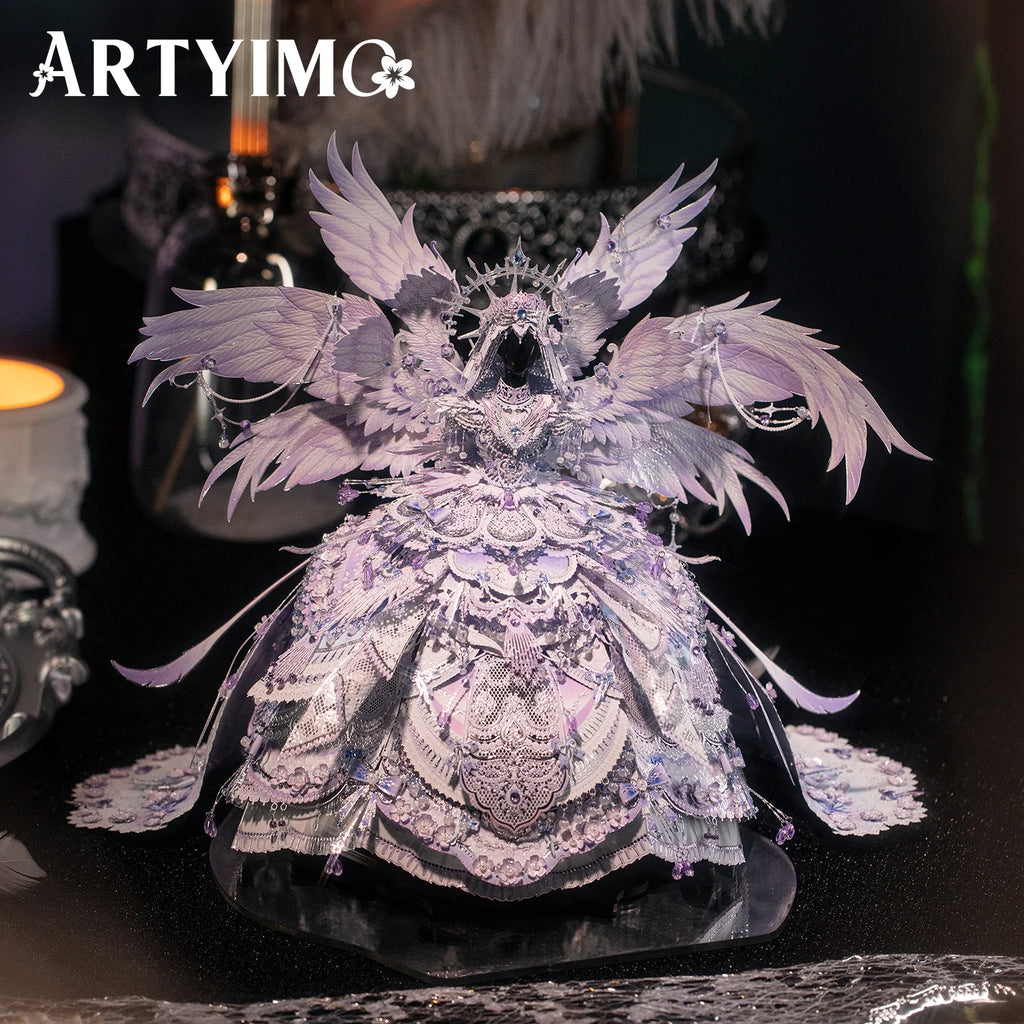 Puzzle 3D Métal Visage Fleuri Yunshang – Kit d’Assemblage DIY – Décoration Artistique