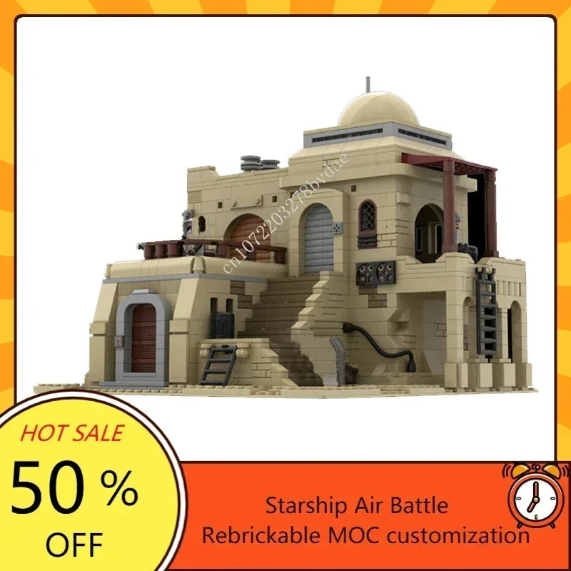 Villa du désert – Maquette en briques 1 207 pièces | Construction MOC