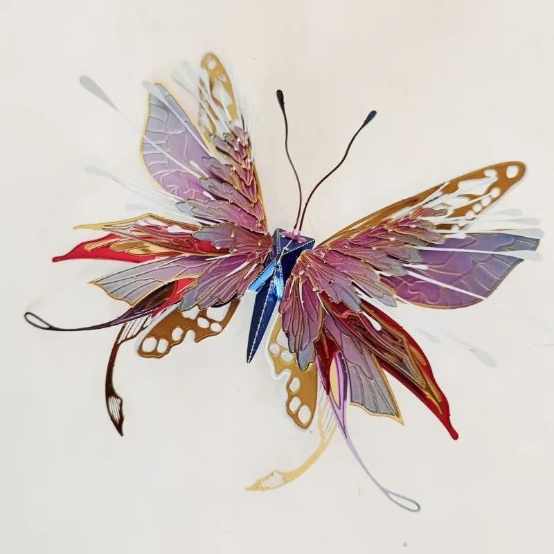 Puzzle 3D Papillon en métal – Modèle décoratif à assembler