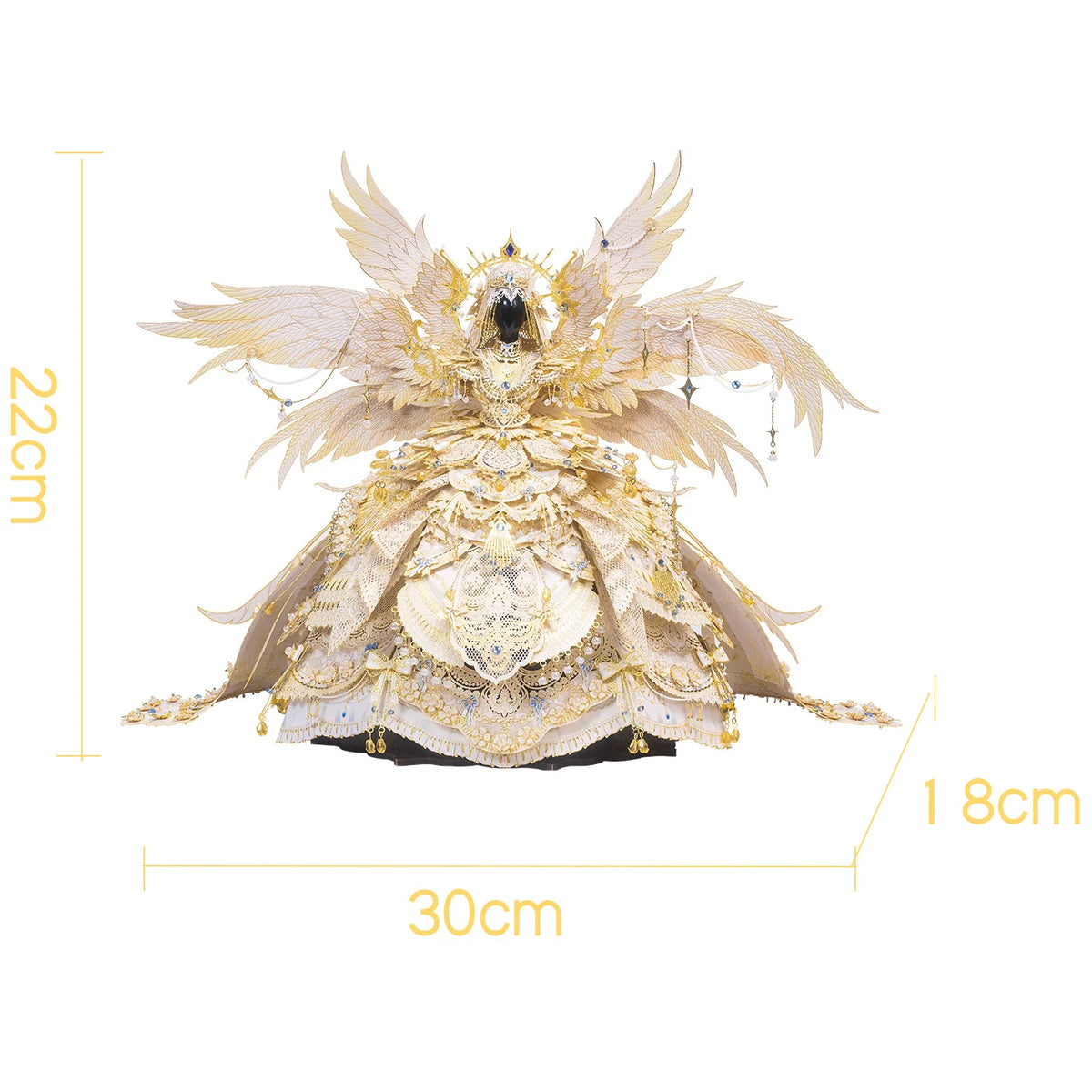 Robe de mariée 3D en métal – Puzzle à assembler – Maquette décorative