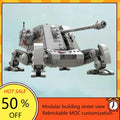 Marcheur d’artillerie futuriste en briques MOC – 644 pièces – Modèle à construire