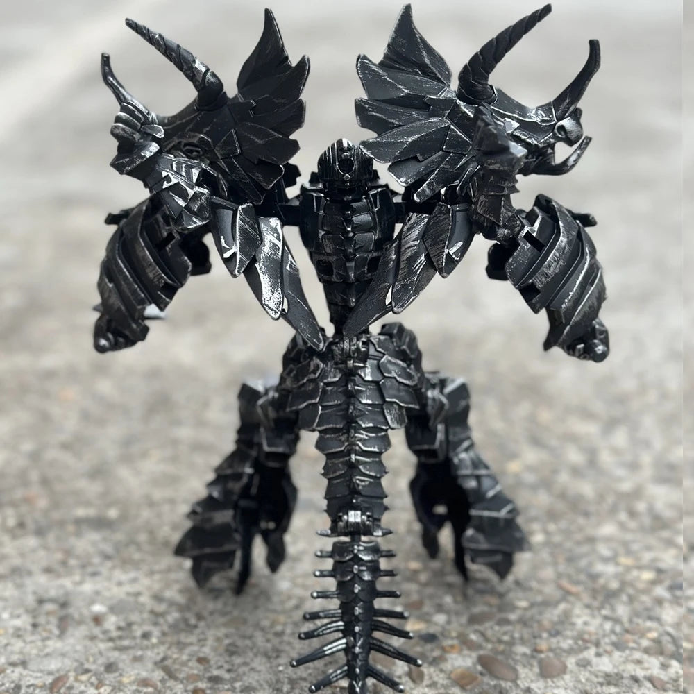 Robot Dinosaure Tricératops Transformable – Modèle à Construire 23 cm