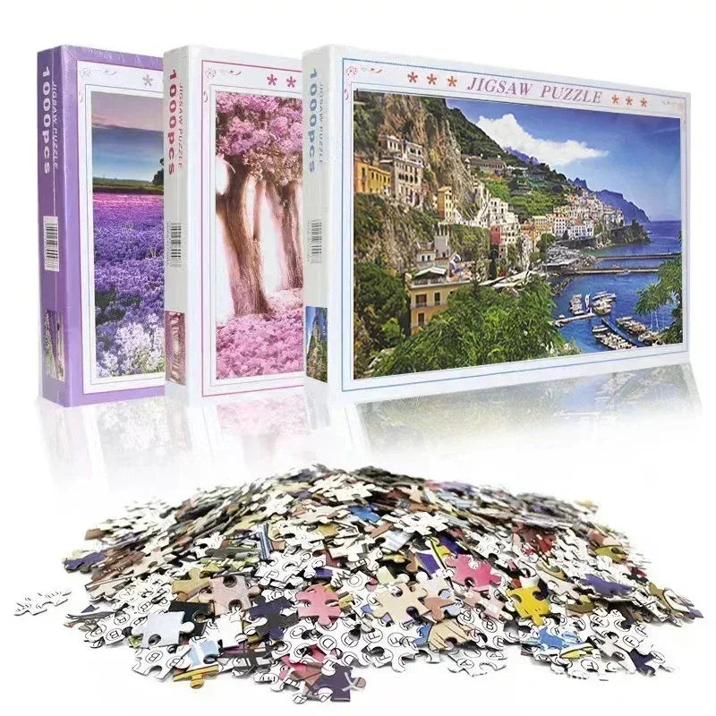 Puzzle Peintures Célèbres – Paysages & Personnages – 1000 Pièces