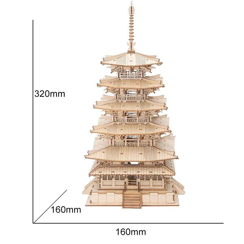 Puzzle 3D en bois – Monuments célèbres du monde