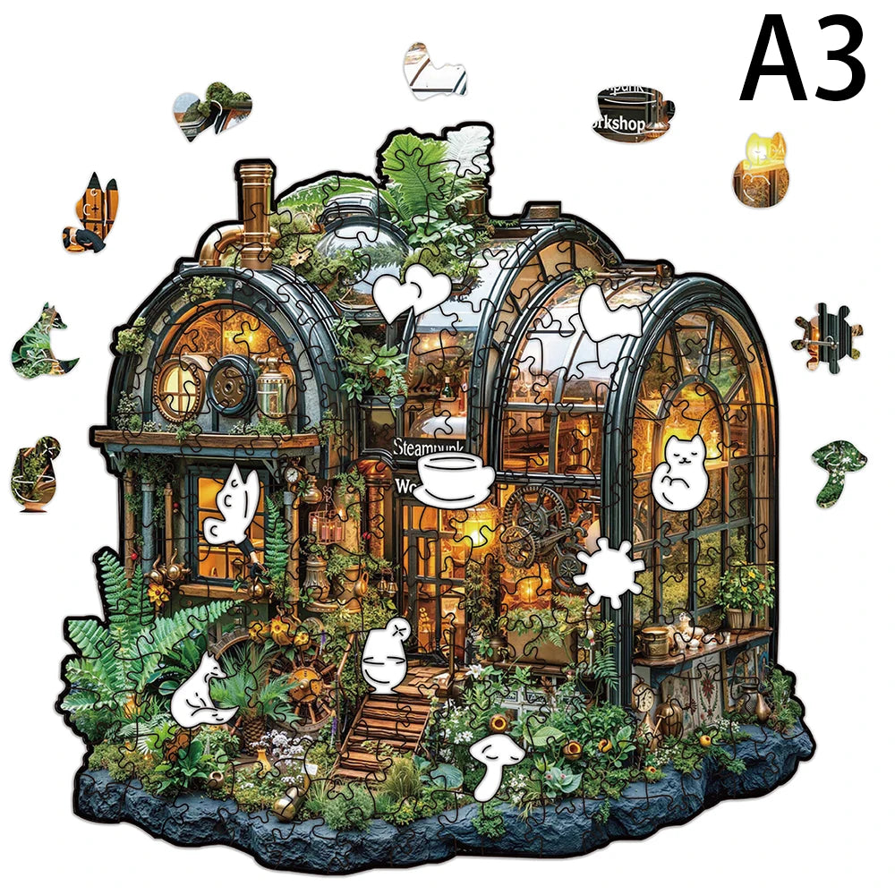 Puzzle en bois animaux – Pièces originales et illustrations colorées