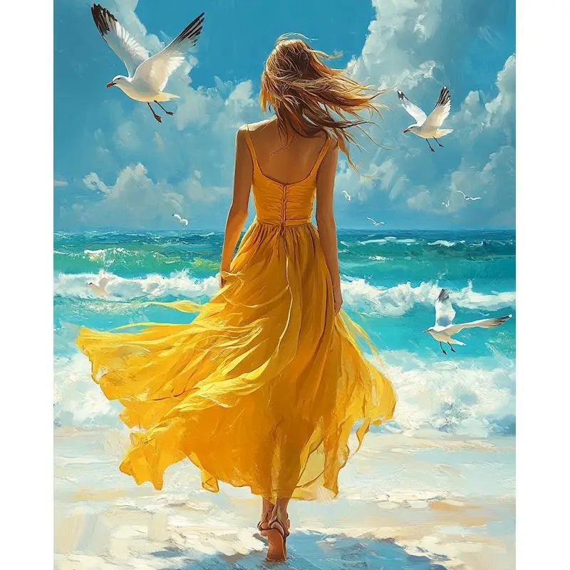 Puzzle Femme & Océan – Paysage Marin – 500 à 2000 pièces