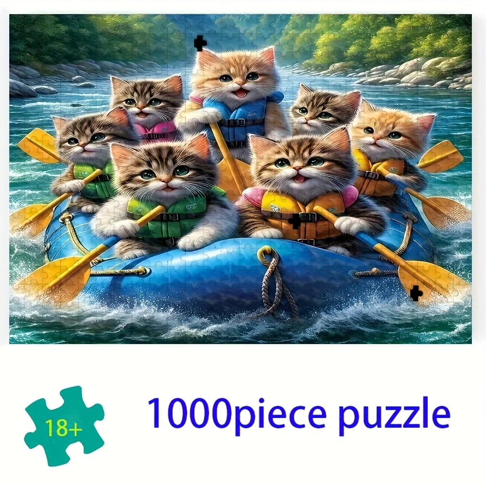 Puzzle pour adultes 500 ou 1000 pièces – Jeu de détente et de réflexion