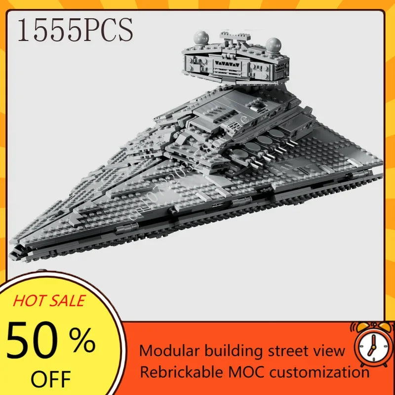 Vaisseau spatial futuriste 3D – Jeu de construction
