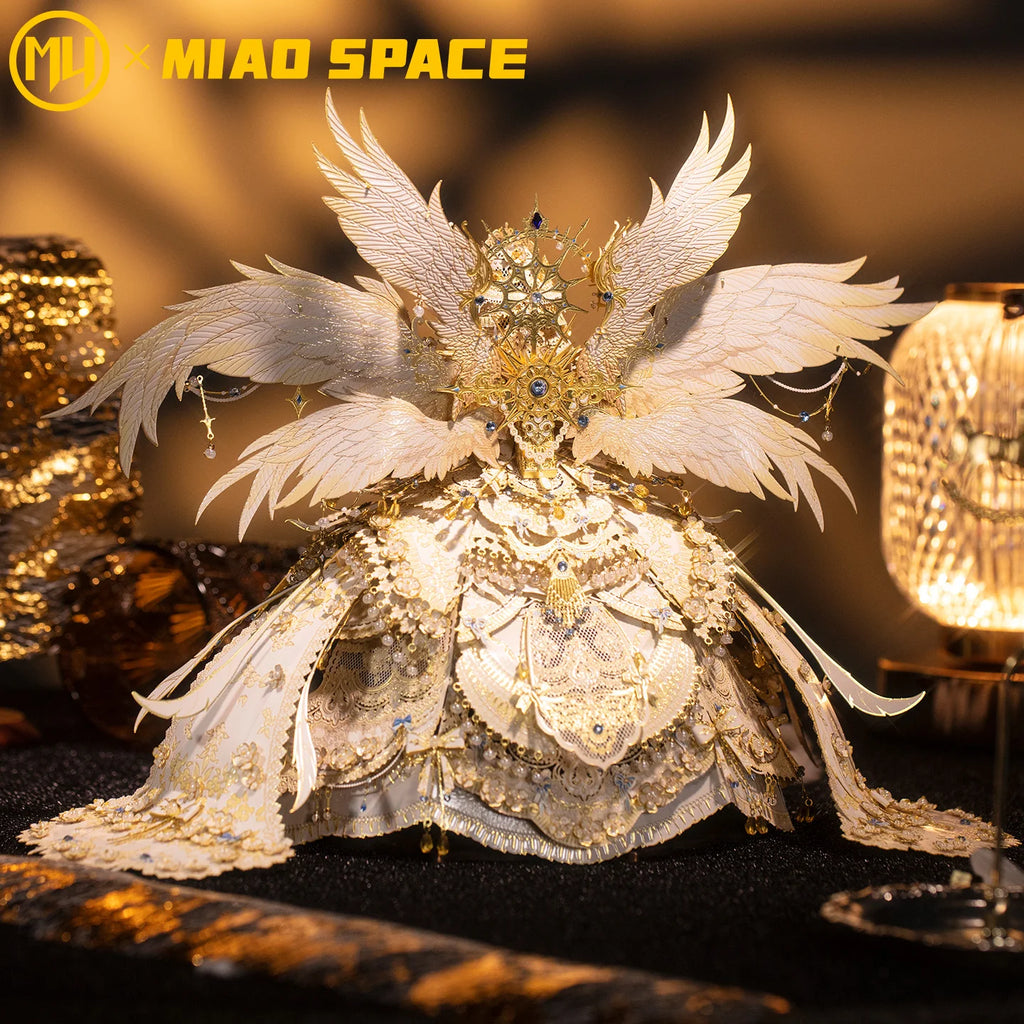Robe de mariée 3D en métal – Puzzle à assembler – Maquette décorative