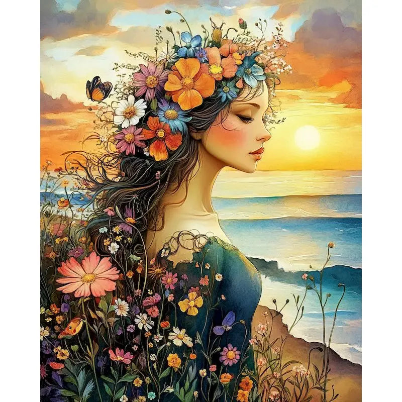 Puzzle Femme & Océan – Paysage Marin – 500 à 2000 pièces