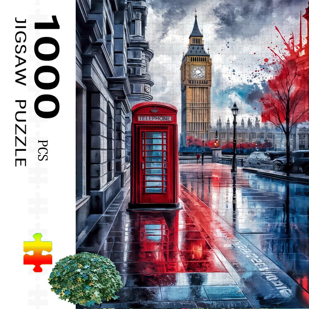 Puzzle Londres – 1000 Pièces | Big Ben et Monuments de Londres