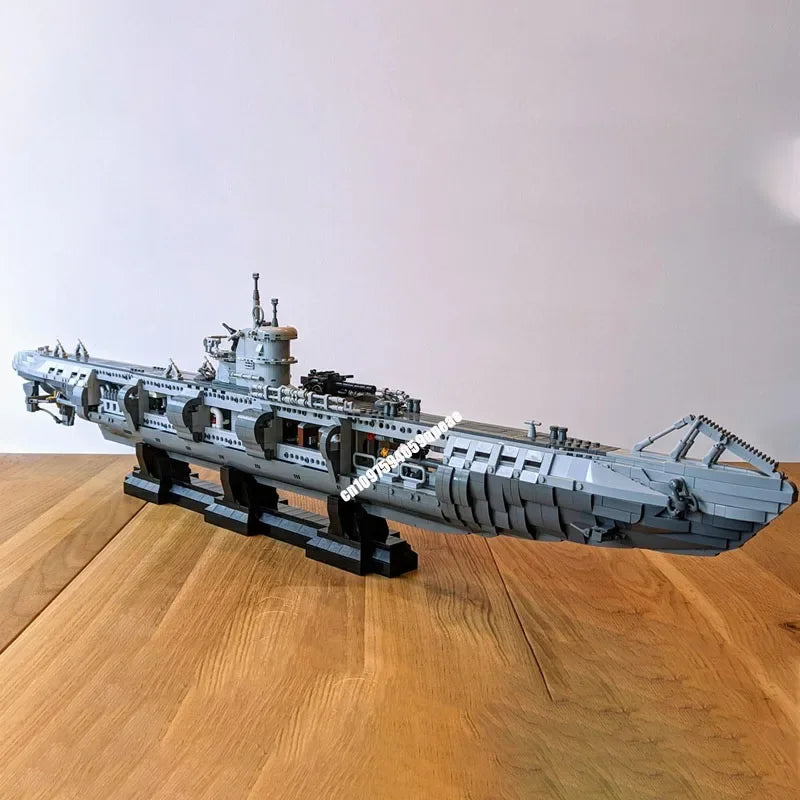Sous-marin à Construire – 4 565 Pièces | Maquette en Briques
