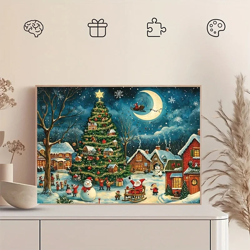 Puzzle 2D Animaux psychédéliques – 1 000 pièces – 69 × 51 cm