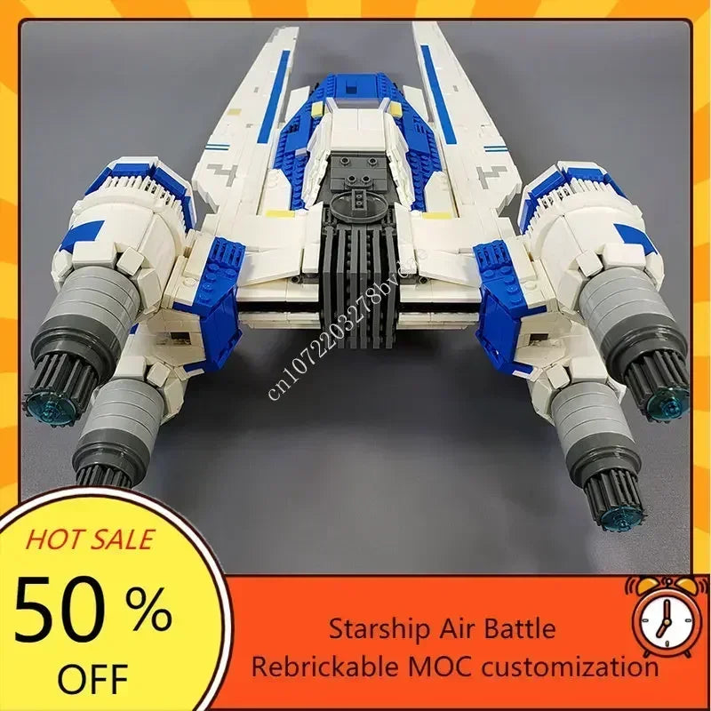 Vaisseau spatial U-Wing en briques – 2 658 pièces – Modèle de construction