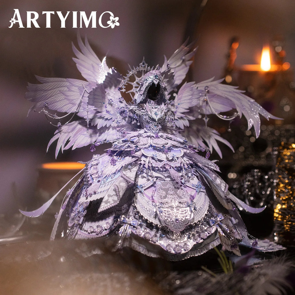 Puzzle 3D Métal Visage Fleuri Yunshang – Kit d’Assemblage DIY – Décoration Artistique