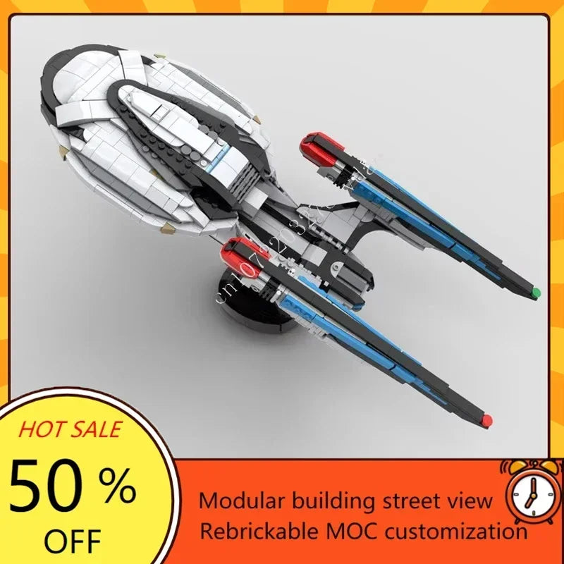 Vaisseau d’exploration spatiale futuriste MOC – 1 050 pièces