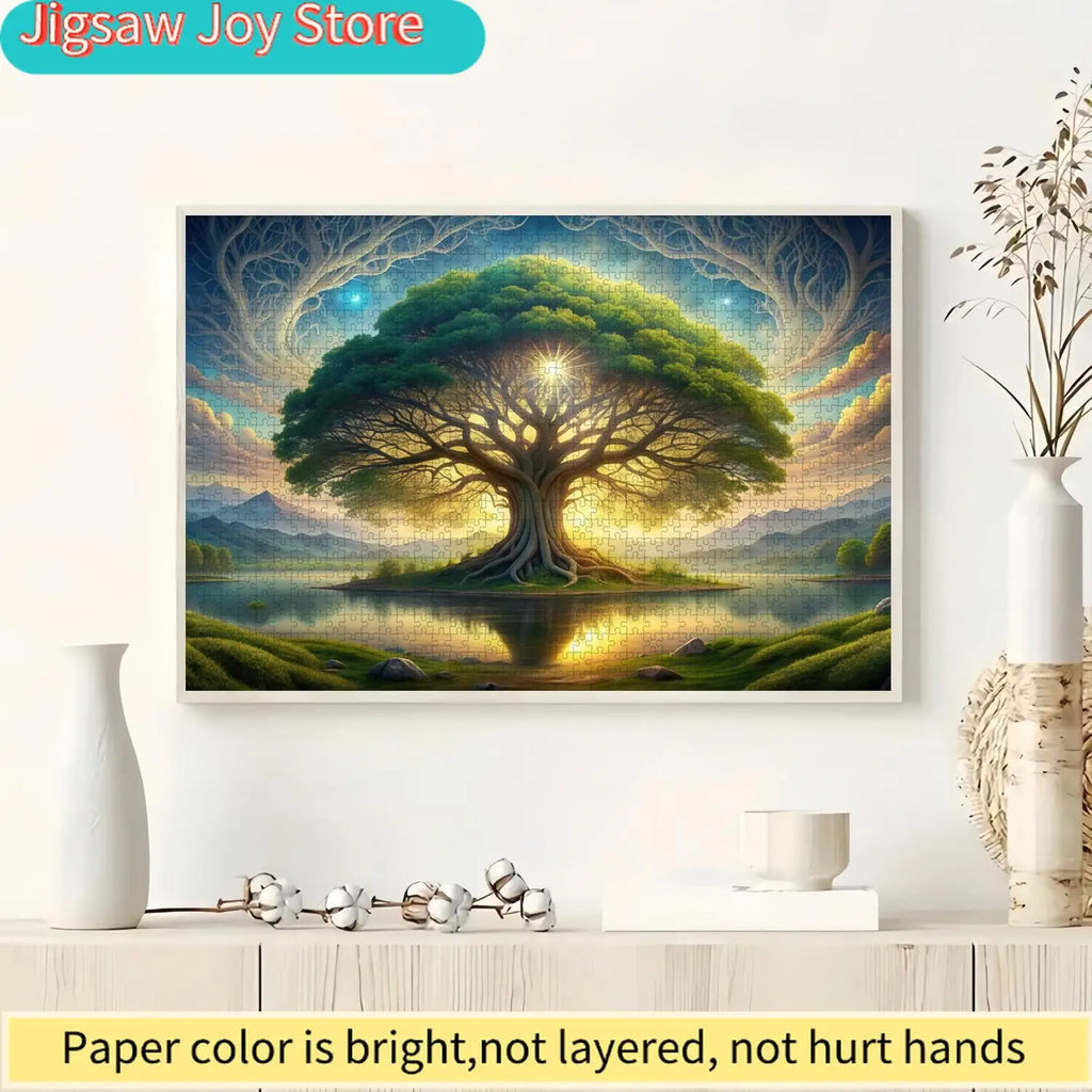 Puzzle 1000 pièces – Arbre de Vie Mystique – Paysage Fantastique