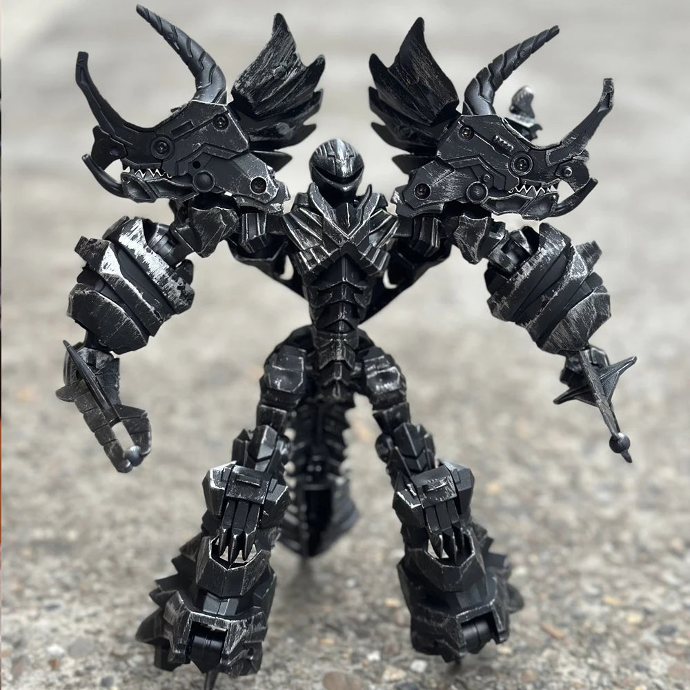 Robot Dinosaure Tricératops Transformable – Modèle à Construire 23 cm