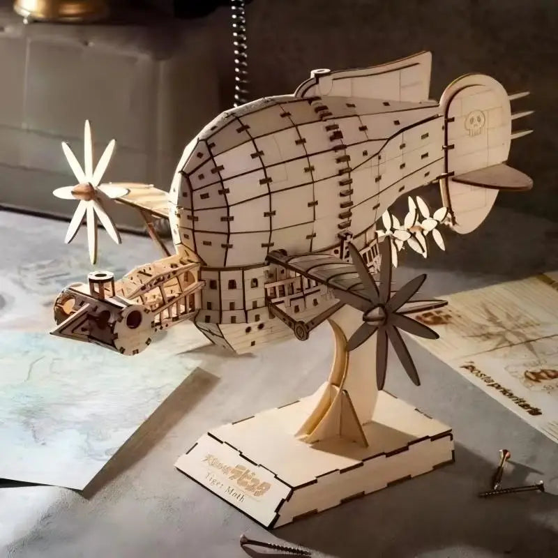 Maquette 3D en Bois à Construire