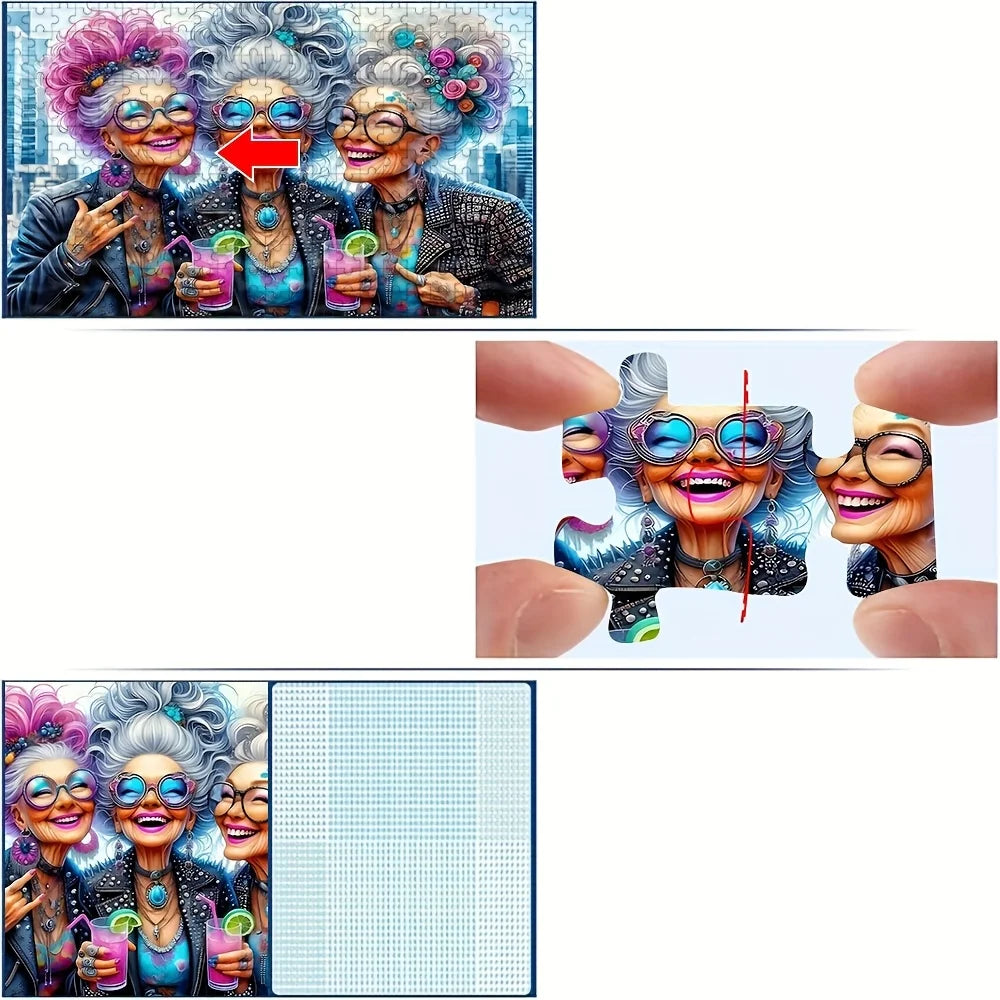 Puzzle 500 ou 1000 Pièces – Illustration Colorée et Originale | Jeu de Réflexion en Famille