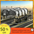 Grande gare ferroviaire à construire – Kit MOC 2572 pièces