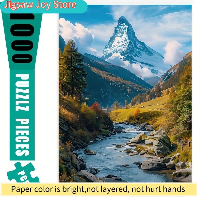 Puzzle Paysage Moderne – 5 Modèles au Choix | Puzzle Décoratif DIY pour Adultes