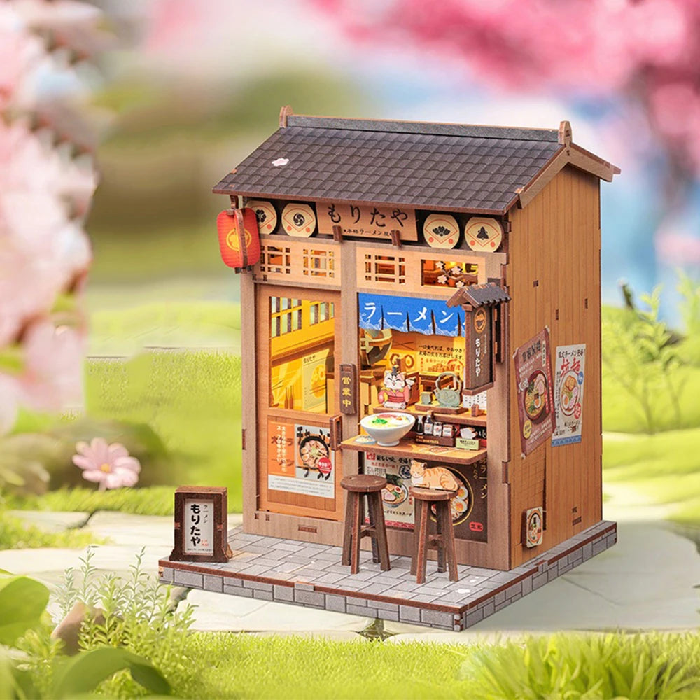 Book Nook Ramen Japonais – Maison Miniature 3D DIY