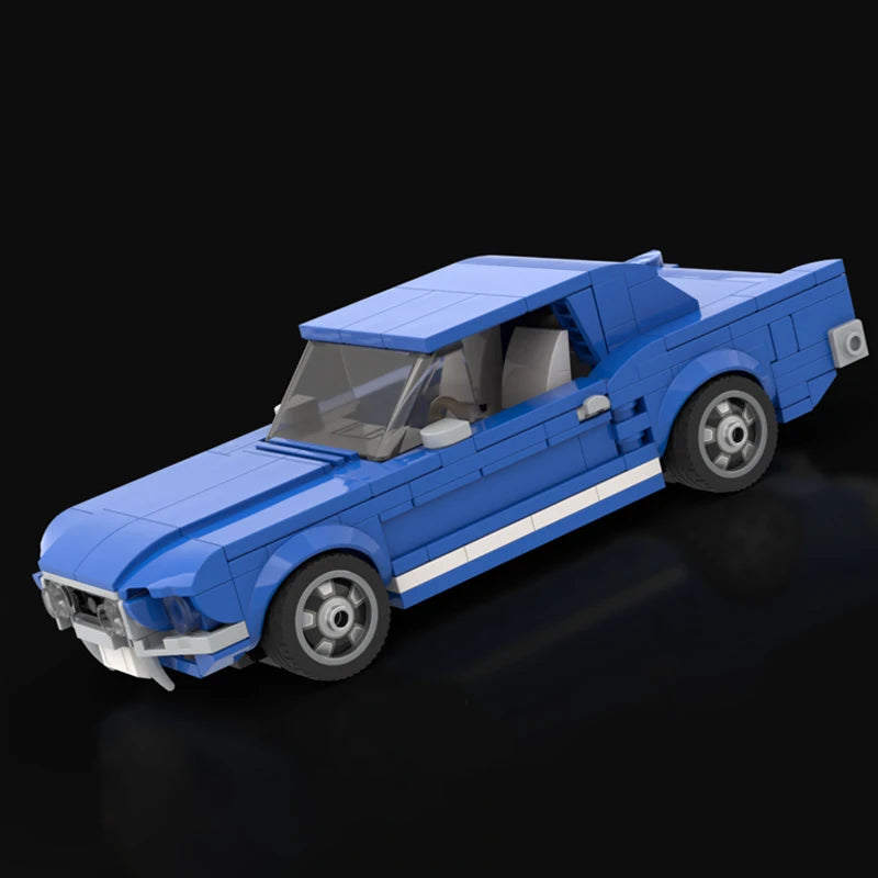 Voiture de Sport Classique à Construire – Modèle MOC en Briques