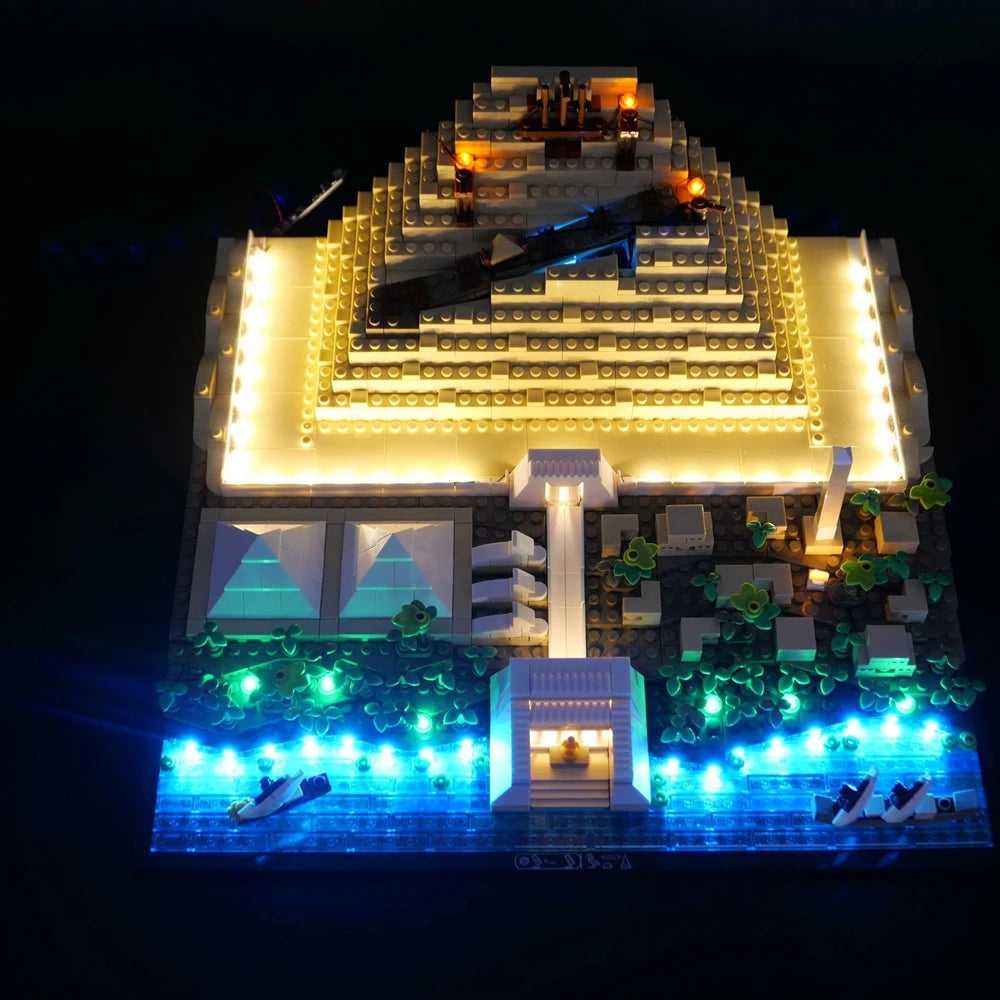 Kit d’éclairage LED pour pyramide en briques – Avec télécommande