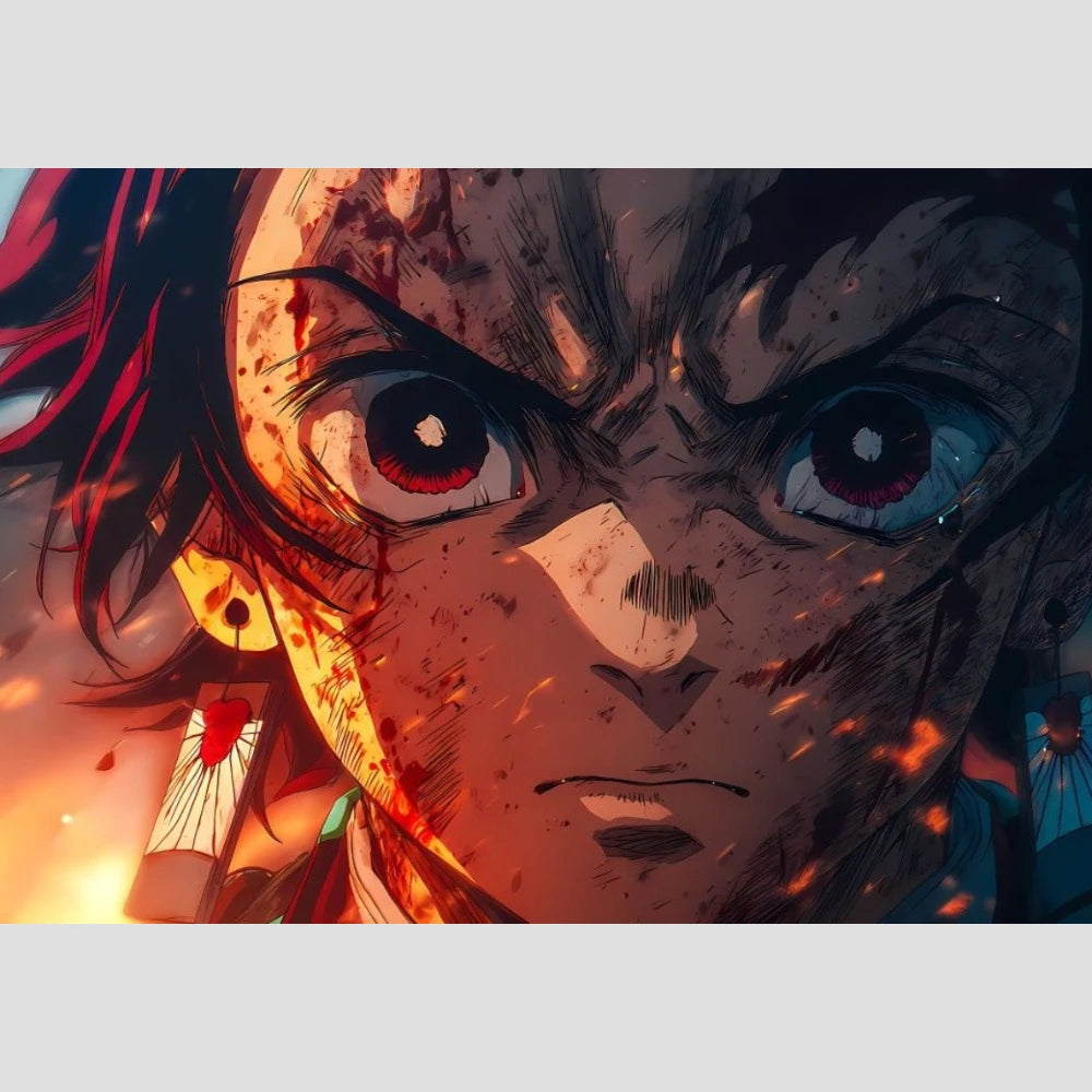 Puzzle Demon Slayer – 500, 1 000, 1 200 ou 2 000 pièces – Décoration murale et jeu familial – Sans cadre