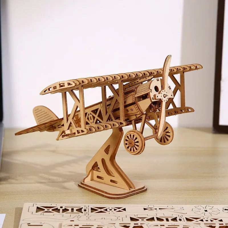 Puzzle 3D en Bois à Construire