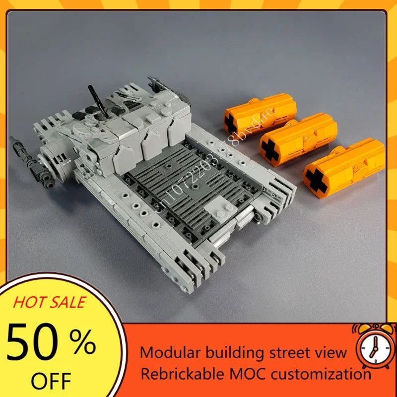 Véhicule blindé futuriste à construire – Kit MOC 722 pièces