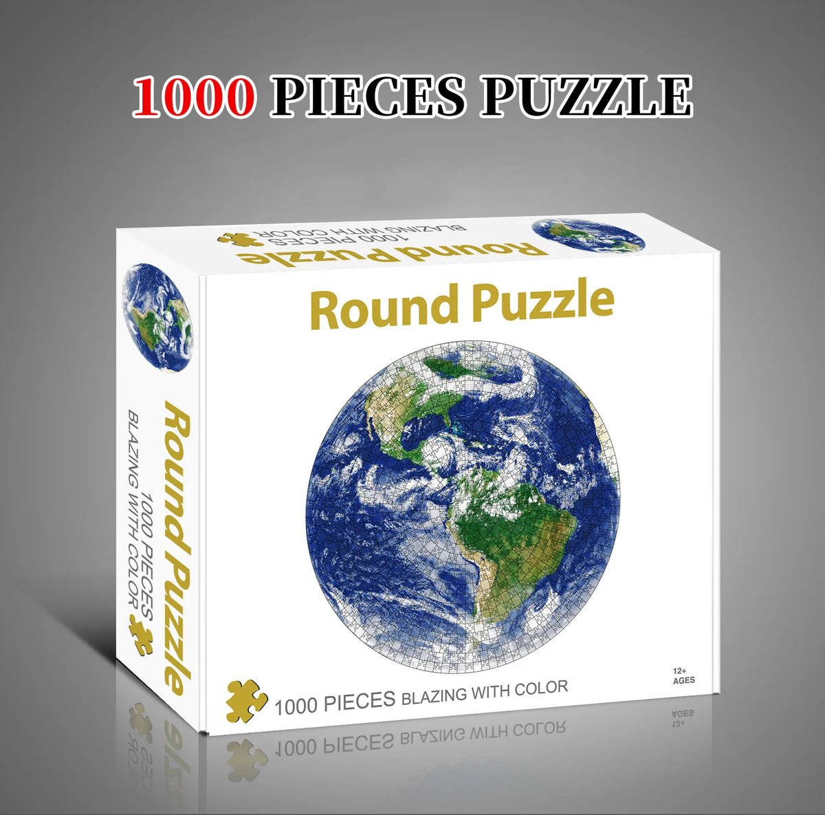 Puzzle rond 1000 pièces – Collection Évasion – 65 cm