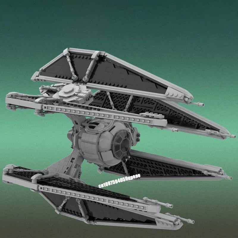 Chasseur spatial TIE Defender en briques – 1570 pièces – Modèle MOC à construire
