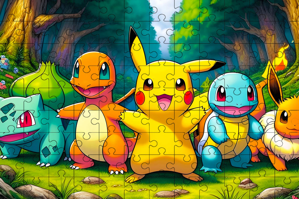 Puzzle Pokémon Pikachu en Bois – 108 / 200 / 300 Pièces
